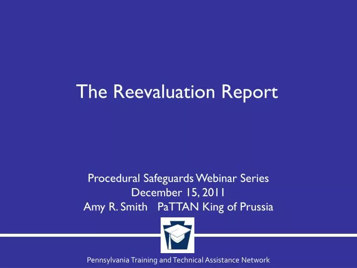 the reevaluation report