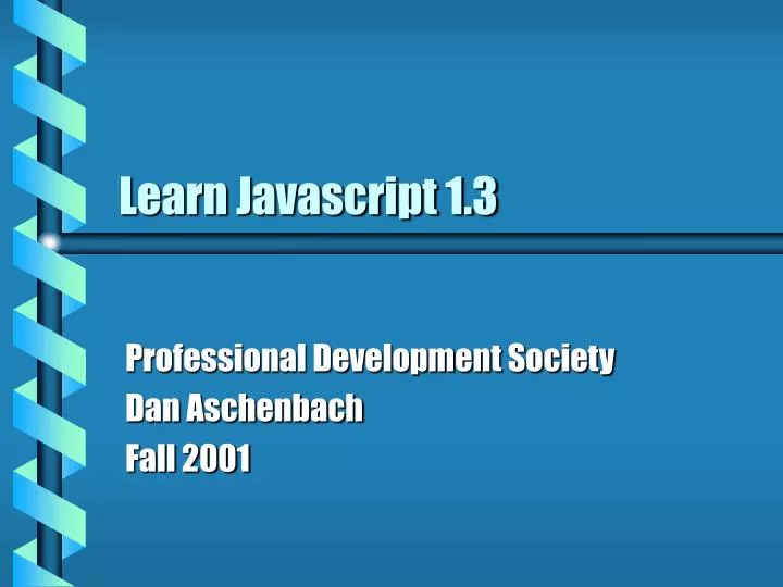 learn javascript 1 3