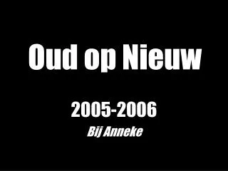 oud op nieuw