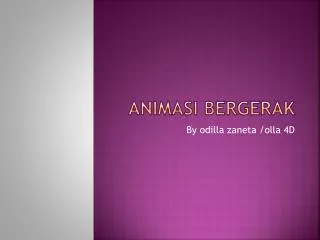 animasi bergerak