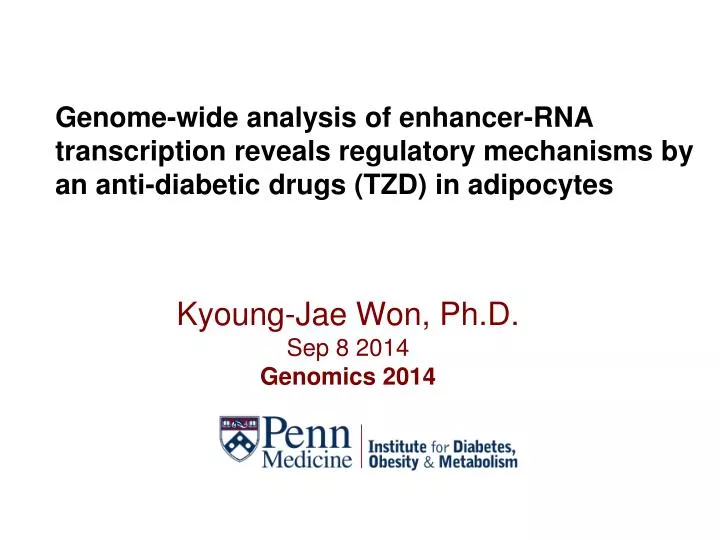 kyoung jae won ph d sep 8 2014 genomics 2014