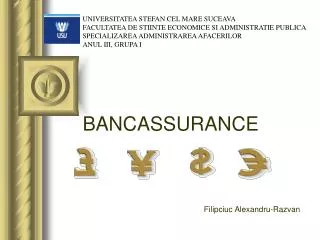 bancassurance filipciuc alexandru razvan