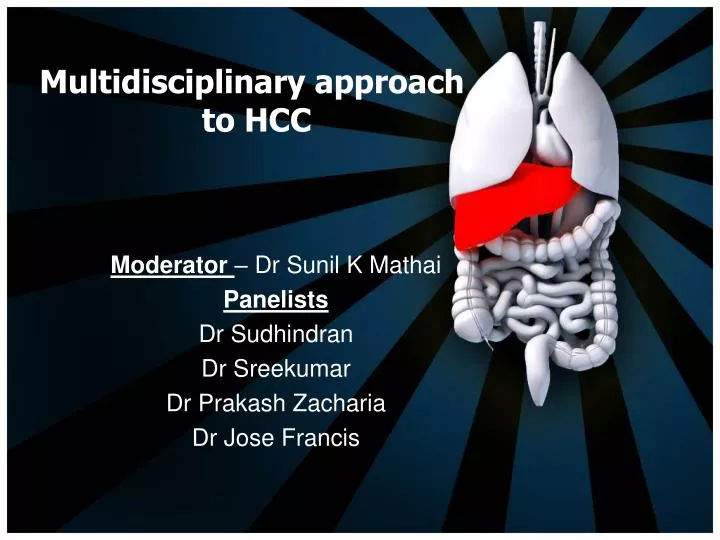 multidisciplinary approach to hcc
