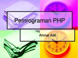 pemrograman php