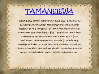 tamansiswa
