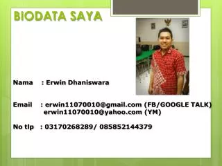 biodata saya
