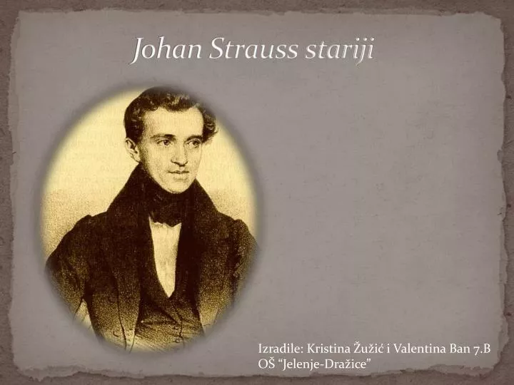 johan strauss stariji