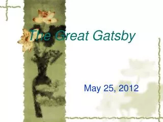 the great gatsby