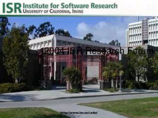 2004 isr research forum