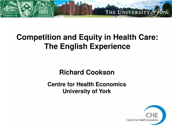 competition and equity in health care the english experience
