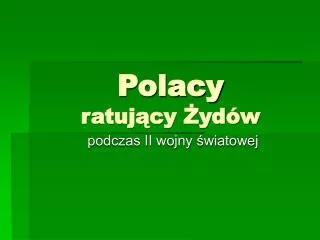 polacy ratuj cy yd w