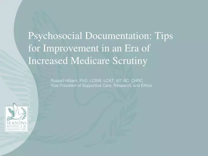 psychosocial documentation tips for improvement in an era of increased medicare scrutiny