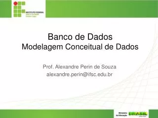 banco de dados modelagem conceitual de dados