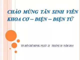 c h o m ng t n sinh vi n khoa c i n i n t