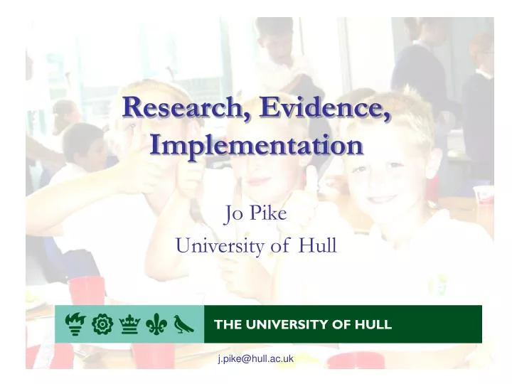research evidence implementation