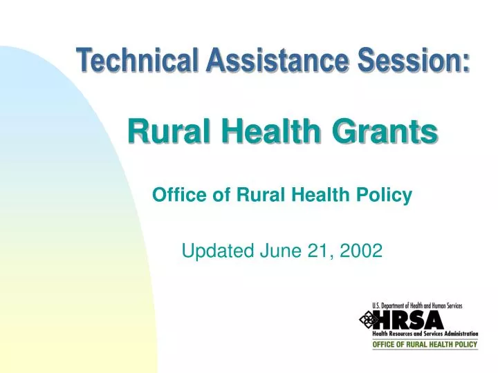technical assistance session