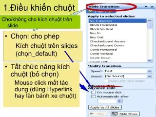 1 i u khi n chu t