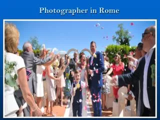 Photographer in Rome