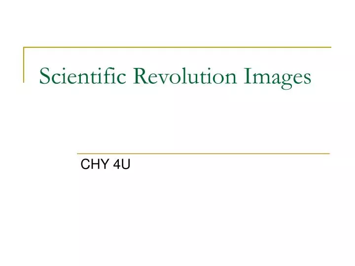 scientific revolution images