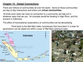 Chapter 15 : Global Connections