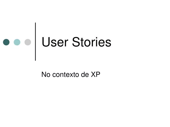 user stories