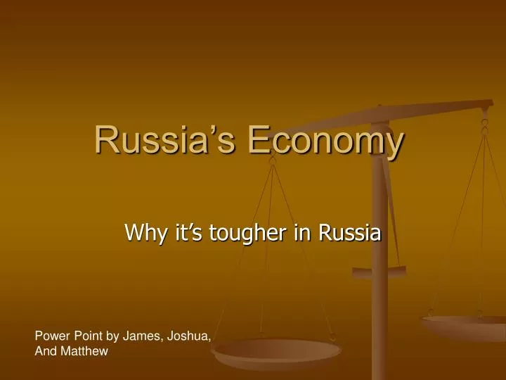 russia s economy