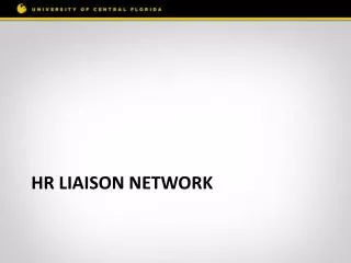 HR Liaison network