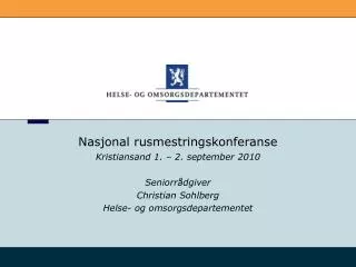 nasjonal rusmestringskonferanse