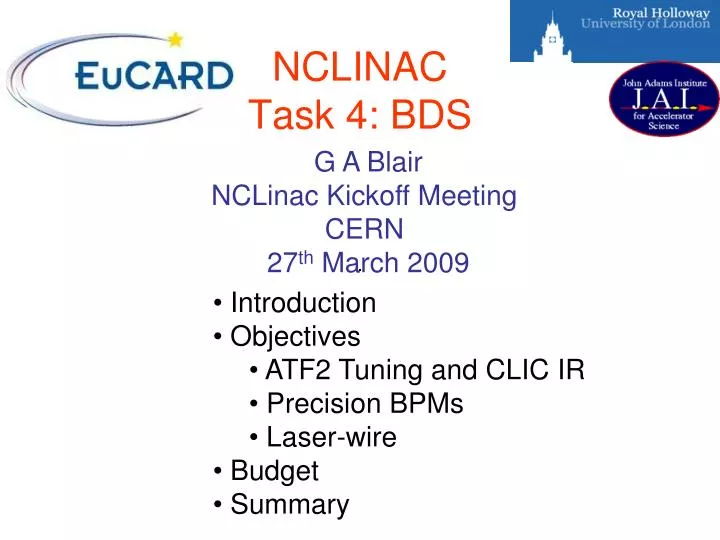 nclinac task 4 bds