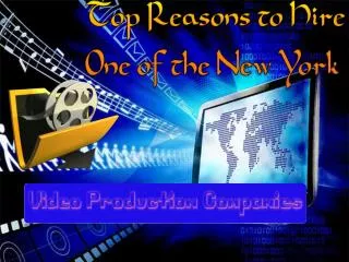 Top Reasons to Hire One of the New York Video Production Com