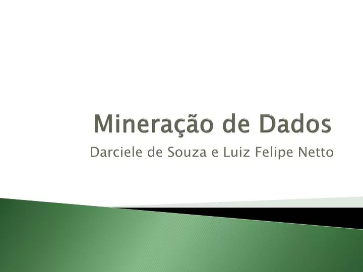 minera o de dados