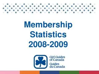 Membership Statistics 2008-2009