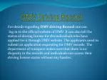 DMV Driving Record - slide 1