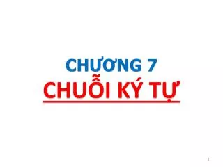 ch ng 7 chu i k t