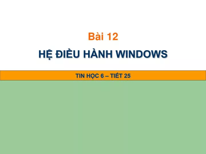 h i u h nh windows