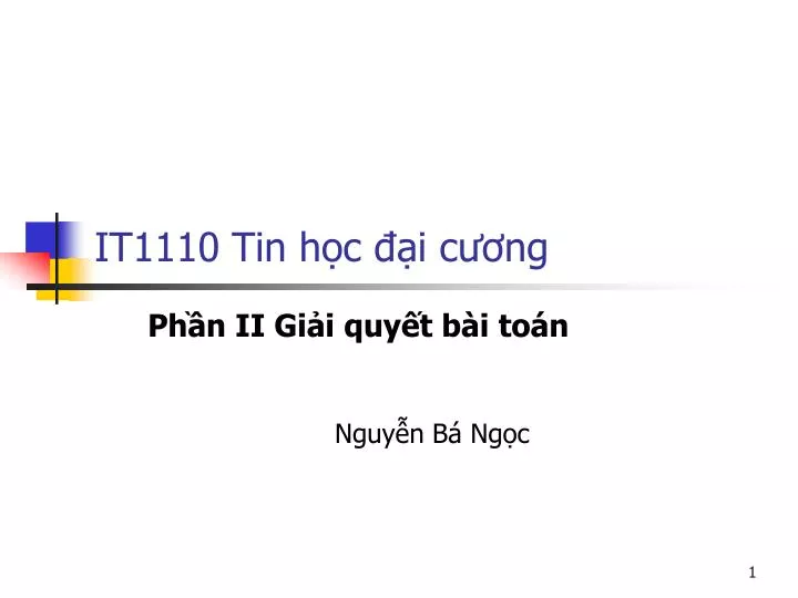 it1110 tin h c i c ng