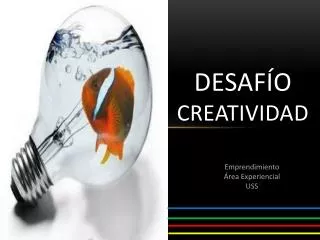 desaf o creatividad
