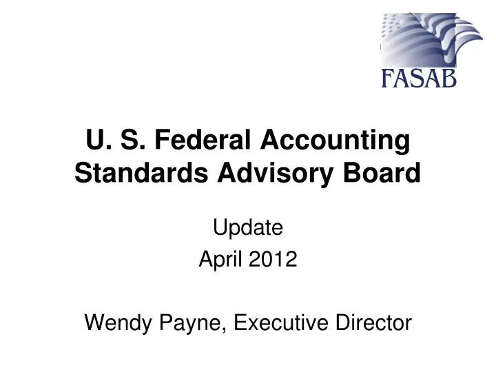 u s federal accounting standards advisory board