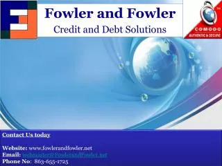 Fast Credit repair Solution at Fower and Fowler