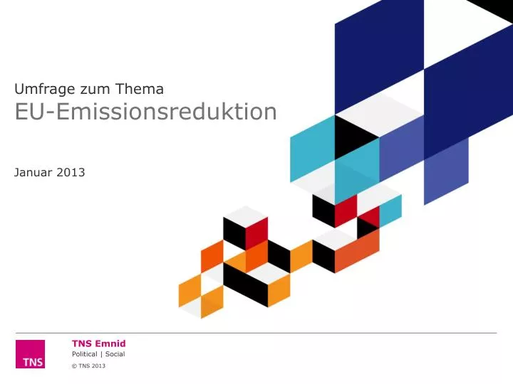 umfrage zum thema eu emissionsreduktion januar 2013