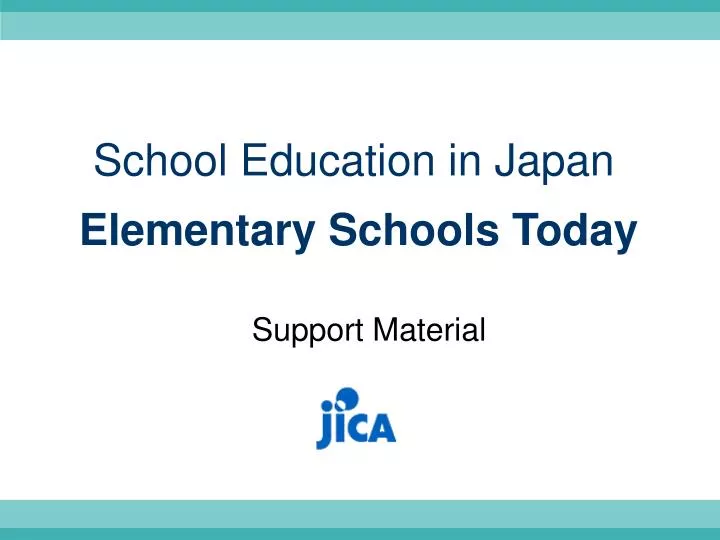 school education in japan elementary schools today