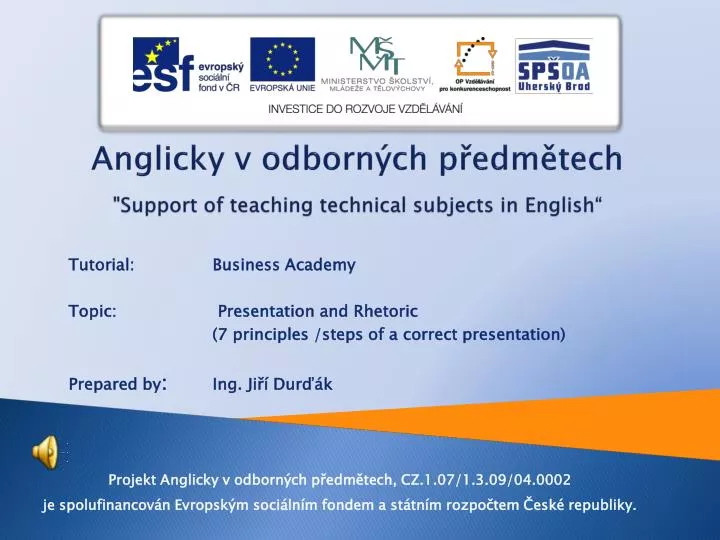 anglicky v odborn ch p edm tech support of teaching technical subjects in english