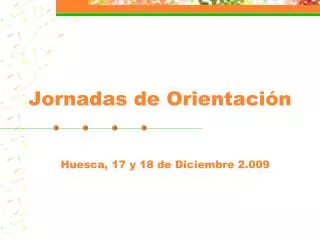jornadas de orientaci n