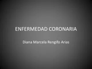 enfermedad coronaria