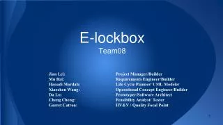 E-lockbox