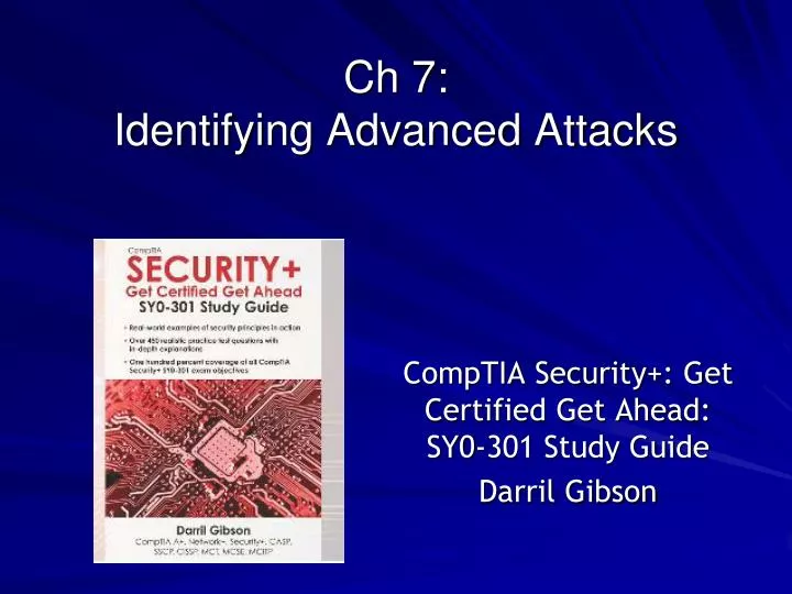 ch 7 identifying advanced attacks