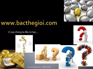 v sao ch ng ta u t b c