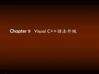 chapter 9 visual c