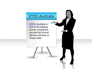 International Courier Service-DTDC Australia