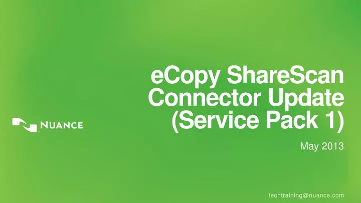 ecopy sharescan connector update service pack 1